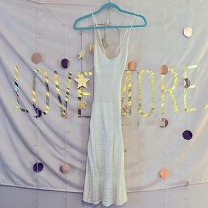 Banana Republic White Sweater Dress